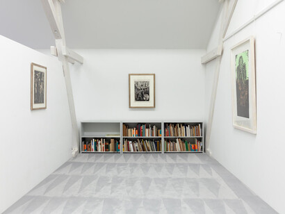 Kirchner and Baselitz, Remix, repetition in the woodcut, exhibition view. Courtesy of Galerie Henze and Ketterer