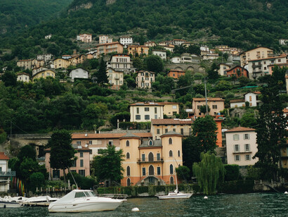 Nestled along the tranquil shores of Lake Como, a charming Lombardy village captures the essence of an Italian summer