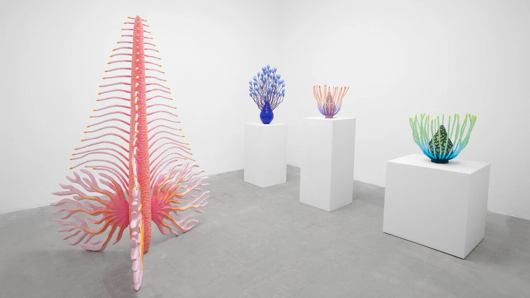 Sarah Ippolito, Liquid realm, exhibition view. Courtesy of VSF Gallery