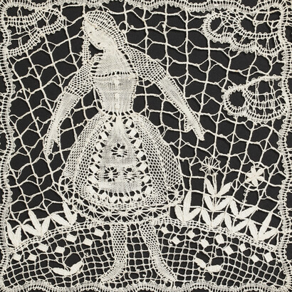 Vally Wieselthier, Insert for curtain panel (detail), designed 1919; made 1922. Courtesy of the Jewish Museum