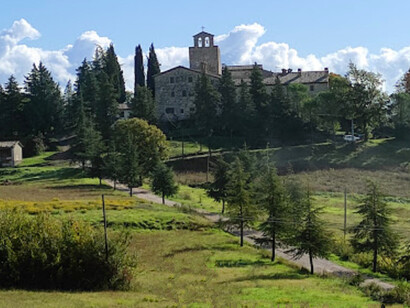 Chiesa nelle pertinenze di Villa Fassia, Umbria, Italia
