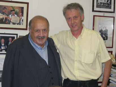 Gianfranco Gramola con Maurizio Costanzo