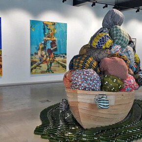 Barthélémy Toguo & Duncan Wylie. Courtesy of Hangar Art Center