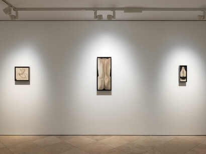 Saskia Colwell, Skin on skin, exhibition view. Courtesy of Victoria Miro Gallery