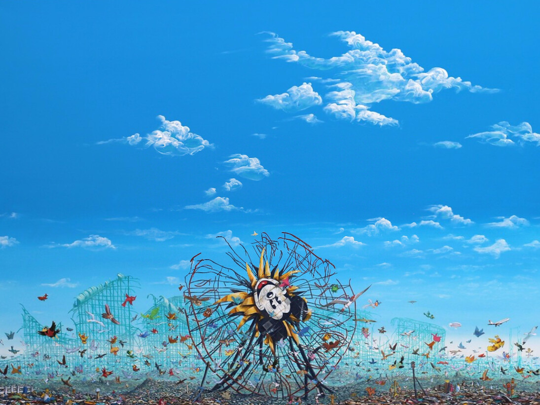 Jeff Gillette, Inverted Mickey Ferris Wheel, 2016. Courtesy of Jonathan LeVine Gallery