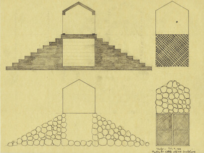 Allan Wexler, Study for Little Office Building-1986