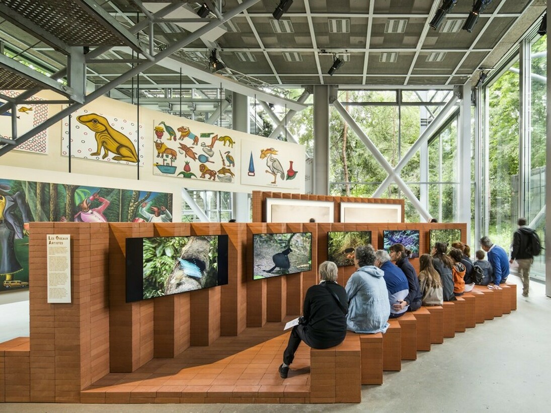 Le Grand Orchestre des Animaux, Exhibition view. Courtesy of Fondation Cartier