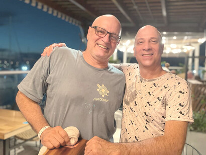 Paco Asturias y Clemente Balladares