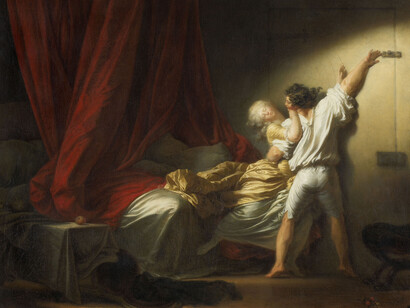 Jean-Honoré-Nicolas Fragonard: La serratura (1777). Museo del Louvre, Parigi © ADAGP, Paris 2022