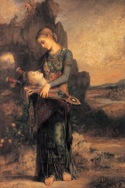 Gustave Moreau, Orpheus, 1865. Öl auf Leinwand, 154,3 x 99,7 cm. Musée d’Orsay, Paris