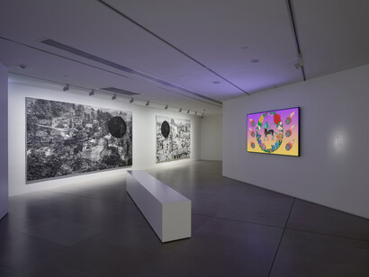 Black myth, exhibition view. Courtesy of White Rabbit Gallery