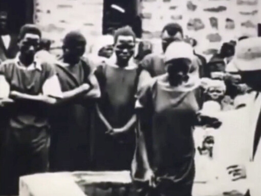 Frida Orupabo
Untitled, 2019
Video Installation, looped 00:03 min
Ed. 3 + 1 AP 
Courtesy KOENIG2 by_ robbygreif, Vienna and the artist 
© Photo: Philipp Friedrich
