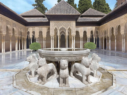 Patio de los Leones, la Alhambra, Granada, España