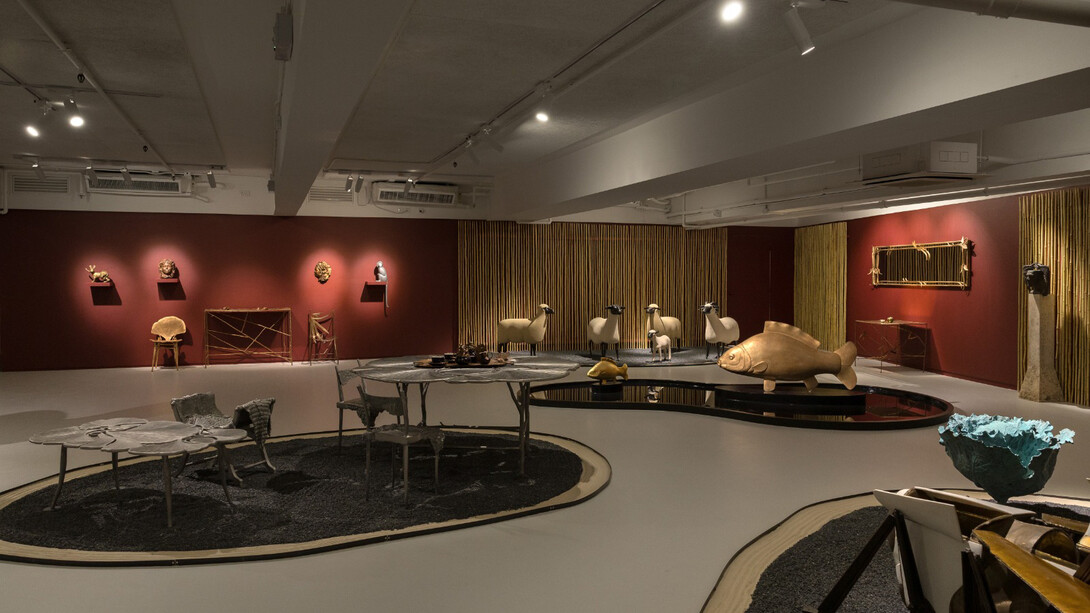 Les Lalanne, A living landscape, exhibition view. Courtesy of Ben Brown Fine Arts 