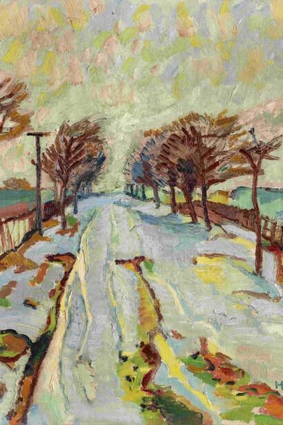 Max Pechstein, Märzenschnee, 1909. Courtesy of Kunstsammlungen Chemnitz