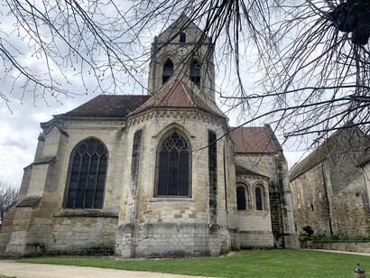 Chiesa di Auvers-sur-Oise, foto Claudia Zanfi