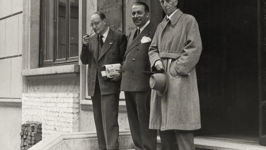 Giuseppe Ungaretti e Arnoldo Mondadori