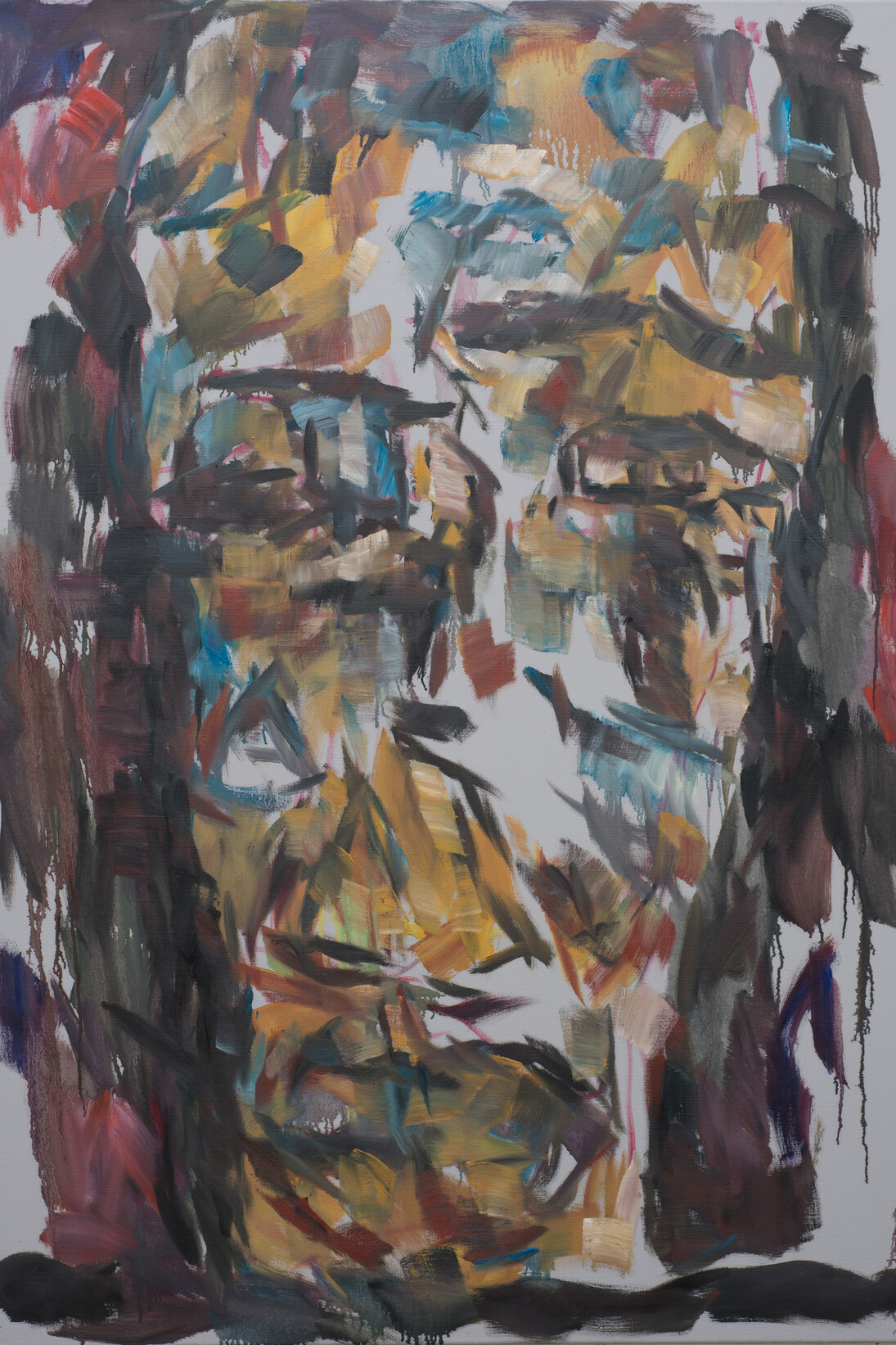 Marwan, Untitled, 1963, oil on canvas, 116 x 97 cm