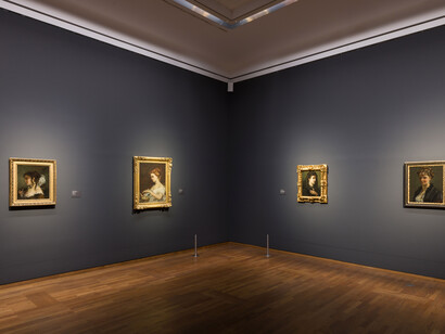 Gustave Courbet, Realist und rebell, ausstellungsansicht. Mit freundlicher genehmigung des Leopold Museums