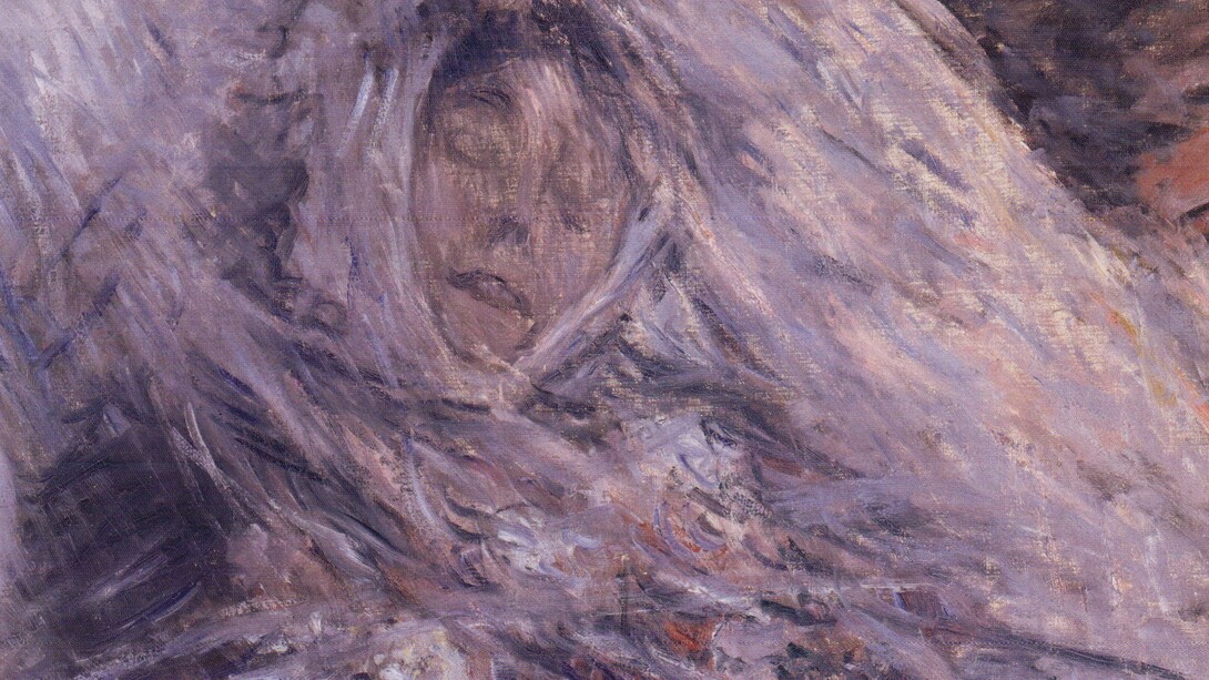 «Camille Monet en su lecho de muerte» (1879), Claude Monet