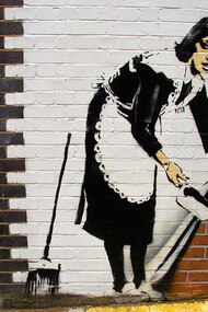 Banksy - Sweep at Hoxton