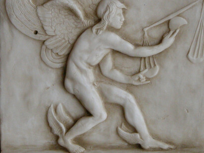 Bassorilievo del dio Kairos