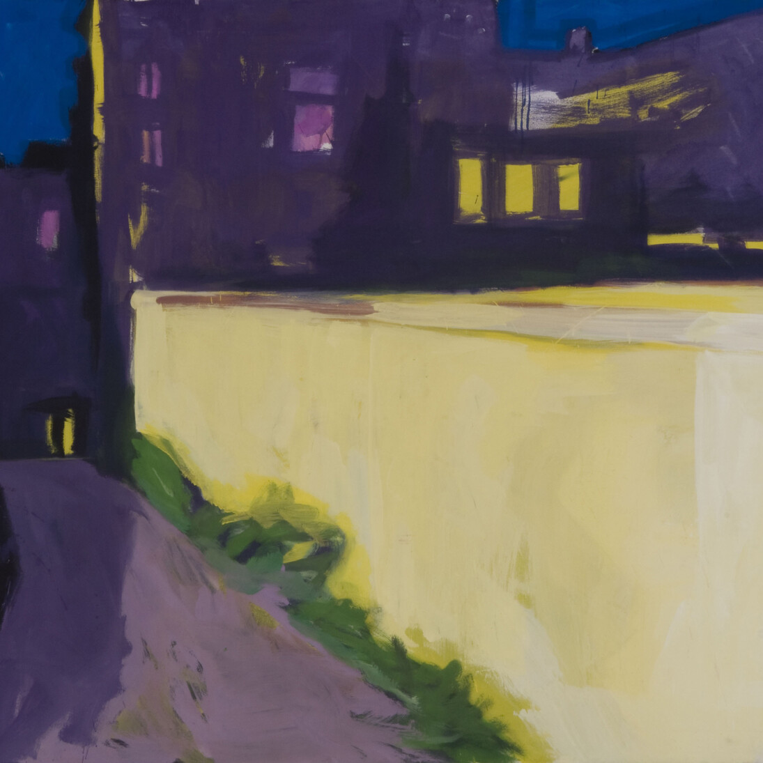 Rainer Fetting, Gelbe Mauer