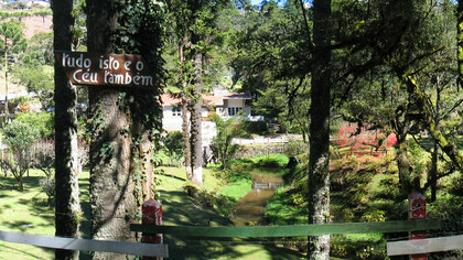 La casa de Roberto Carlo, ciudad de Cachoeiro de Itapermirim en Espirito Santo, Brasil