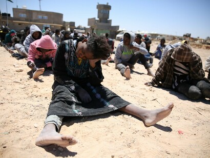 La desolación del refugiado