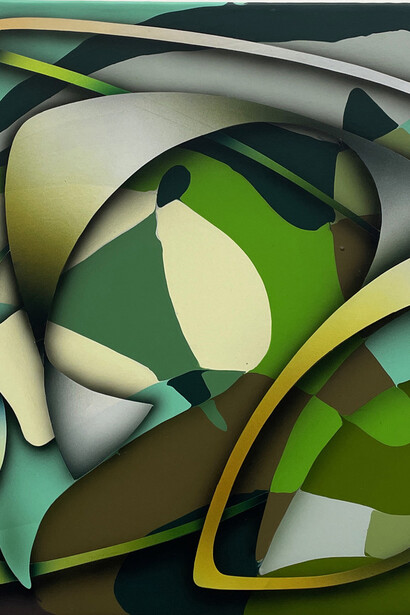 Harm Gerdes, Color study I (detail), 2025. Courtesy of Kalfayan Galleries