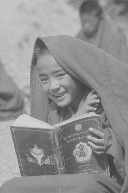 A native child representing the quintessential Himalayan charm