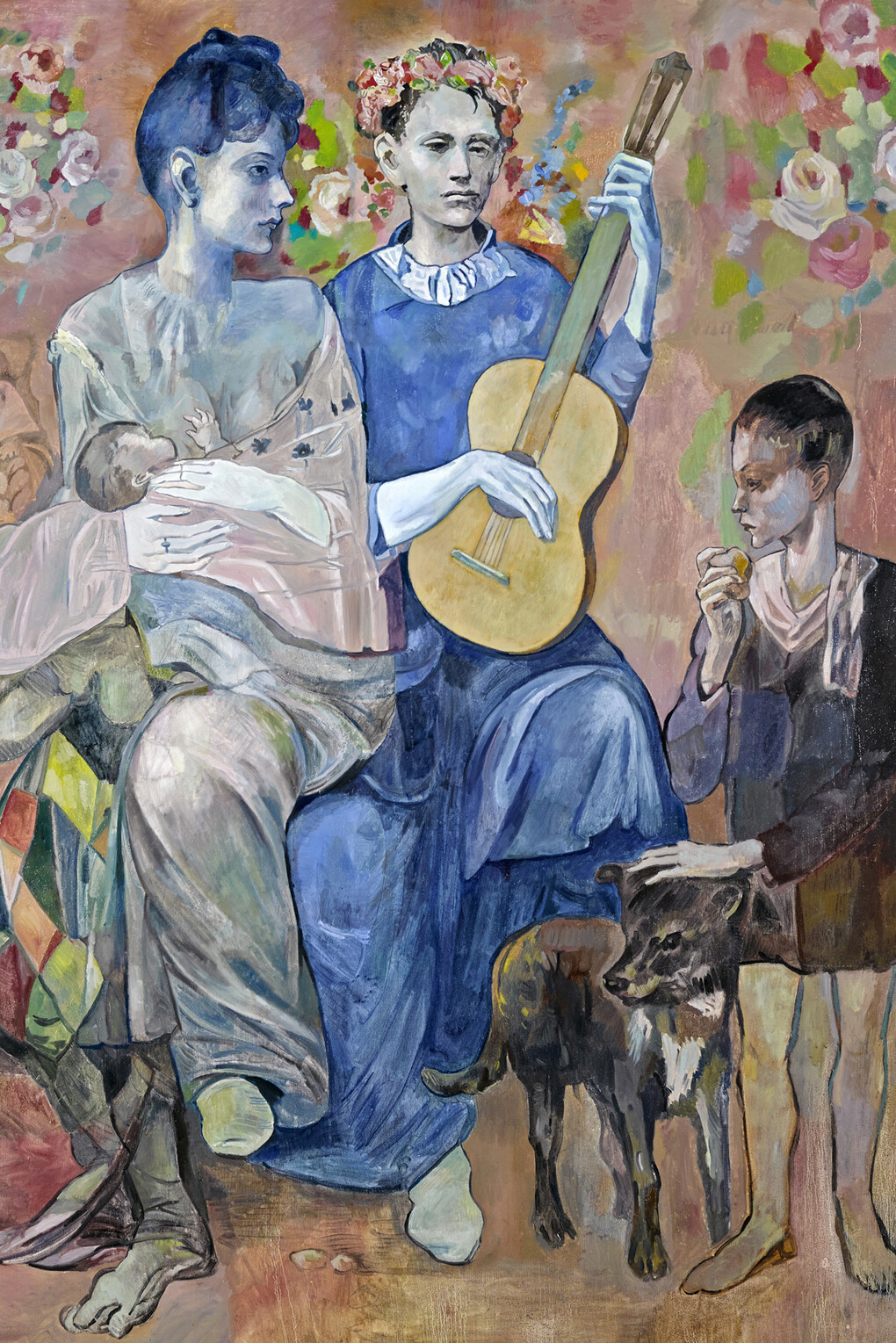 Wolfe von Lenkiewicz, Les Saltimbanques, 2013, Oil on canvas with French cassetta Frame, 220 x 180 cm (86.6 x 70.8 in.)