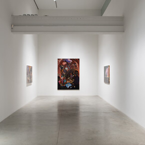 Leo Frontini, On the corner of, exhibition view. Courtesy of albertz 
benda gallery