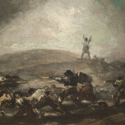 Francisco de Goya e Lucientes, Cena de guerra (detalhe), c. 1808-1812. Cortesia do Museu Nacional de Belas Artes