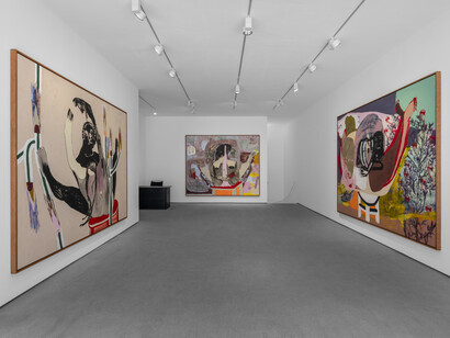 Virginia Chihota, Munoonei kana makaditarisa nhai Mwari?/What do you see when you look at me ohh God? Exhibition view. Courtesy of Tiwani Contemporary