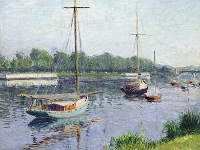 Barche a vela ad Argenteuil, Gustave Caillebotte, 1882-1883