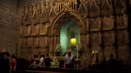 El Santo Grial en la Catedral de Valencia, España