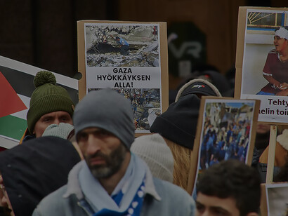 Demonstration on October 8, 2023, advocating to end the ongoing genocide in Gaza