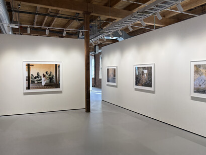 Rania Matar, Where do I go لوين روح, exhibition view. Courtesy of Robert Klein Gallery