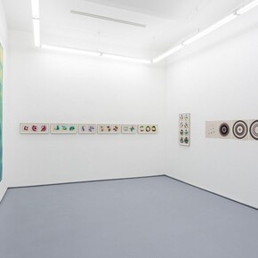 Ágnes Eperjesi, Chromatic mediation, exhibition view. Courtesy of acb Gallery