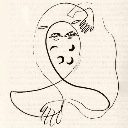 Federico García Lorca, Dibujo para «Poeta en Nueva York»