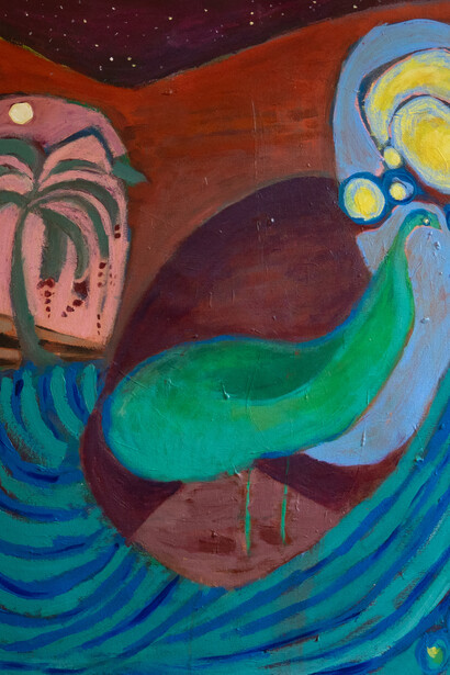 Jocelyn Fine, In all her glory, fine (detail). Courtesy of Kaliner Gallery