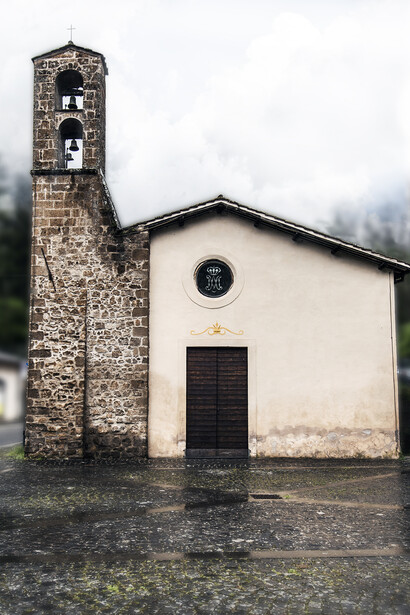 Capranica (Viterbo), Chiesa Madonna delle Grazie, prospetto principale, foto Omar Kheyraoui