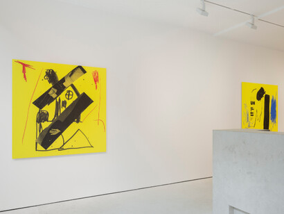 Jannis Varelas, Exhibition view. Courtesy of Maruani Mercier