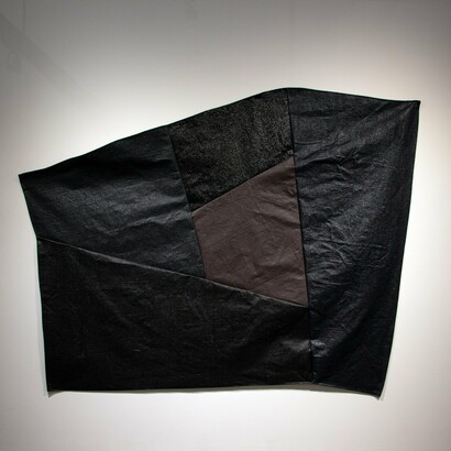 Paul Stephen Benjamin, Dark Black, Black Abstraction 3. Courtesy of the artist and David Lusk Gallery