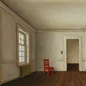 Harry Steen, White Room, oil on board, 6 x 8 inches
