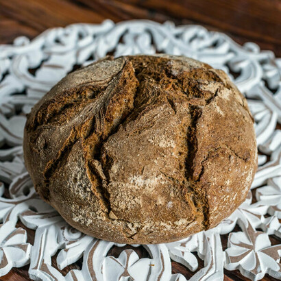 Pan de centeno, miel y nueces. Foto: Panaderías Levadura Madre