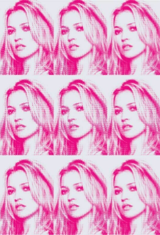 Russell Marshall, Kate Moss pink and pearl tiled