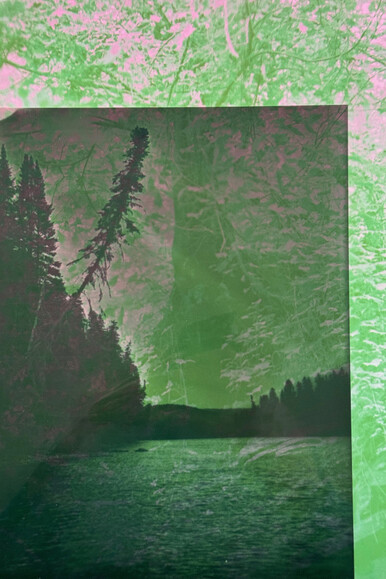Timewaveultra, Breakdown of the pure / Allagash hallucination (detail), 2025. Courtesy of Tracey Morgan Gallery