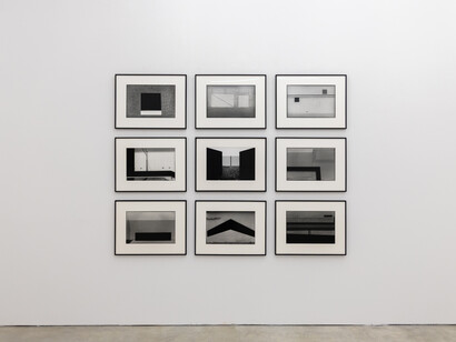 Karl Benjamin und Grey Crawford, Geometry of light, ausstellungsansicht. Mit freundlicher genehmigung von Persons Projects
